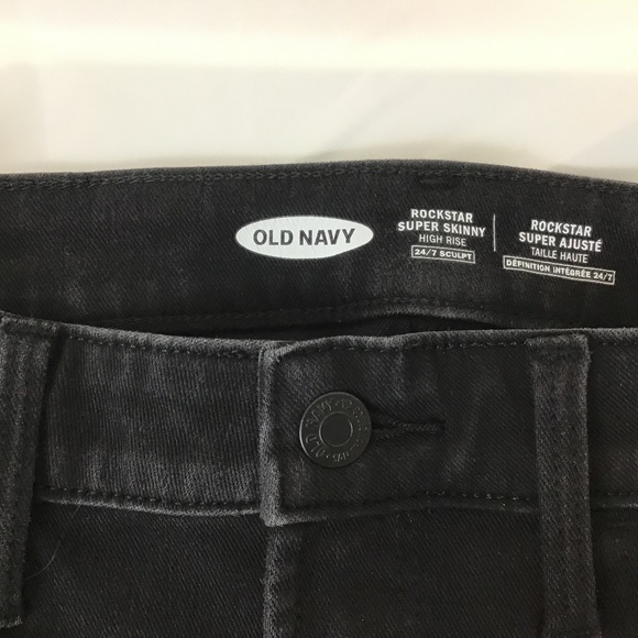 Old navy rockstar super skinny high rise jeans size 0 - Picture 3 of 5
